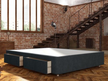 Кровать Mr.Mattress Site Box велюр Grey 251