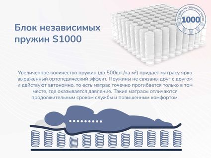 Матрас Димакс Relmas Cocos 1 S1000 60х120