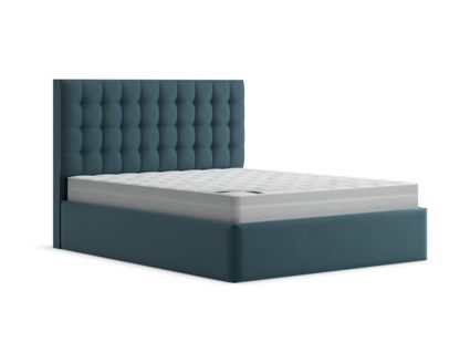 Кровать Lonax Аврора велюр Dolly-17 (с основанием) 200х200