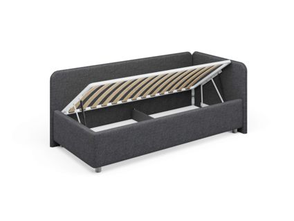 Кровать Сонум Capri Экокожа Белая (с подъемным механизмом)