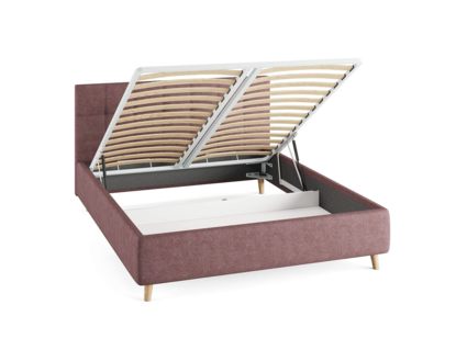 Кровать Сонум Bella Рогожка Мокко (с подъемным механизмом) 140х190