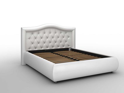 Кровать Sleeptek Premier 6 Экокожа White 266