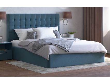 Кровать Lonax Аврора велюр Dolly-13 (с основанием) 120х195