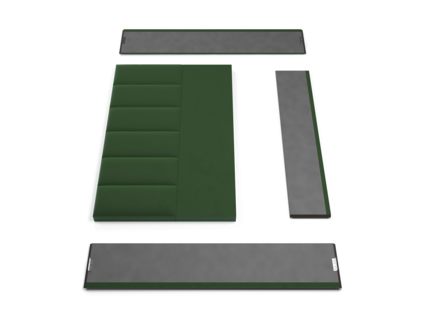 Кровать Lonax Милана велюр Dolly-13 (с основанием)