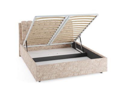 Кровать Сонум Olivia Экокожа Белая (с подъемным механизмом)