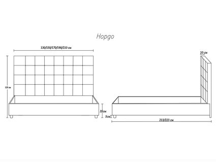 Кровать Димакс Нордо Опал 140х200