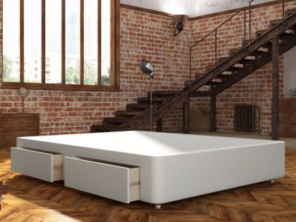 Кровать Mr.Mattress Site Box экокожа White 251