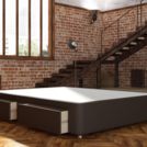 Кровать Mr.Mattress Site Box экокожа Brown