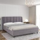 Кровать Sontelle Style Skordia Malta grey с подъемным механизмом 180х200