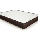 Кровать Mr.Mattress Fine Box экокожа Brown 200х190