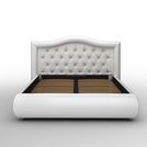 Кровать Sleeptek Premier 6 Экокожа White 160х190